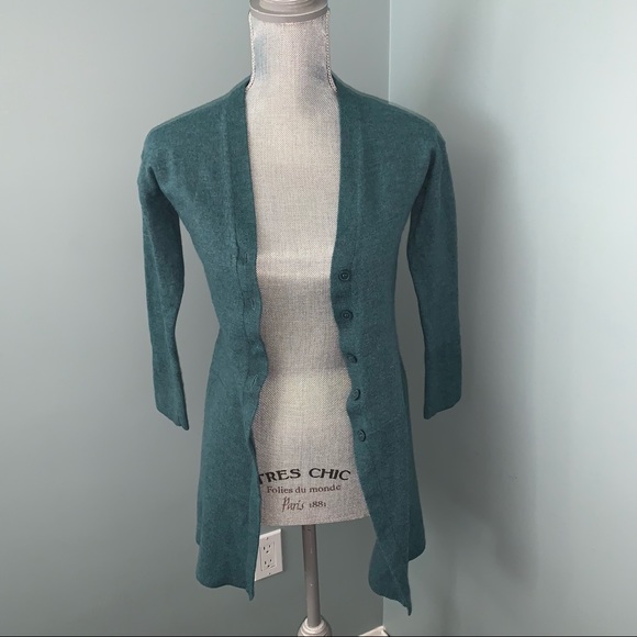 Rachel Zoe Women's Extra Fine Merino Wool Sweater, Medium (fits Small), Green - Picture 4 of 10